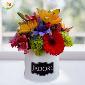 Caja de flores