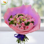 24 rosas en ramo