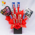 Chocolates y globos