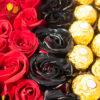 Corazon de rosas y ferrero rocher