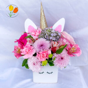 Unicornio de flores