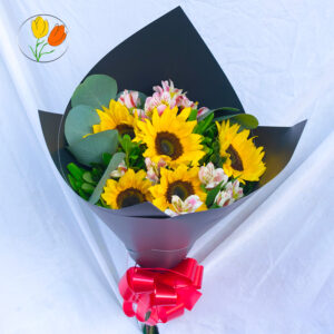 Ramo 5 girasol mini